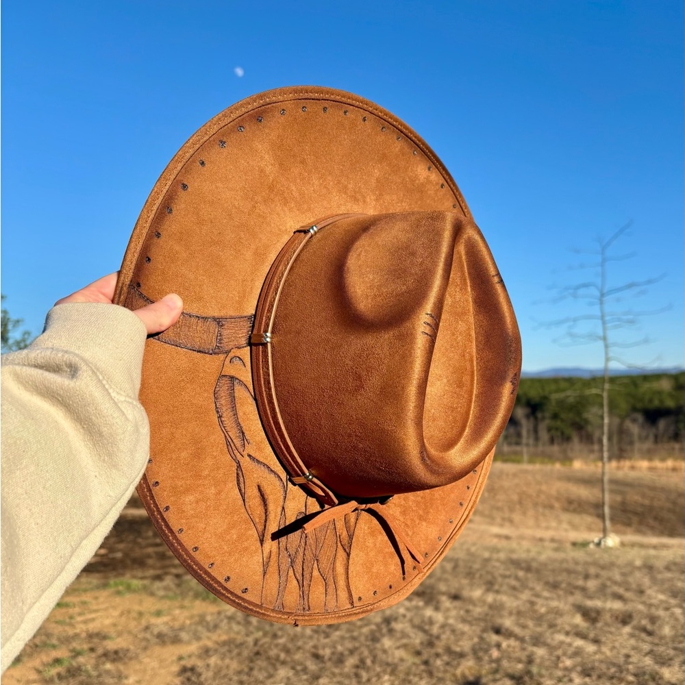 Brown Western Cowboy Hat - Picture 5 of 8